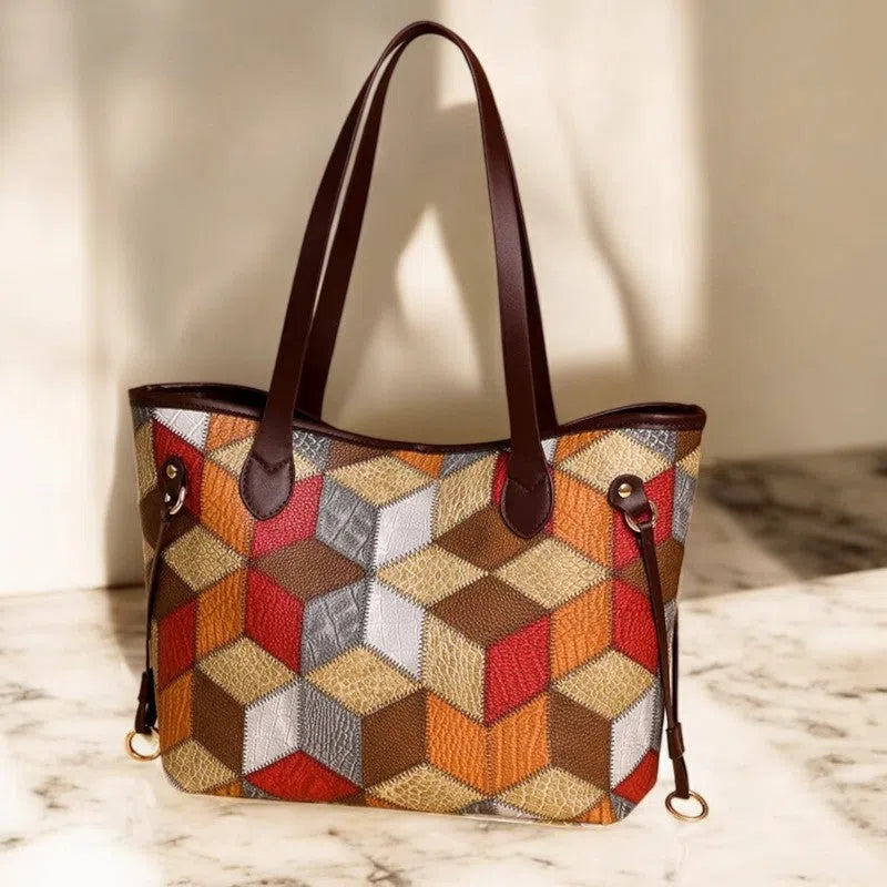 Bolso Tote Estilo Shopper Vintage de Alta Gama