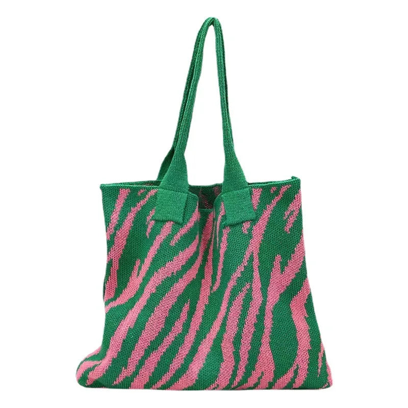 Bolso Tote a Crochet de Zebra
