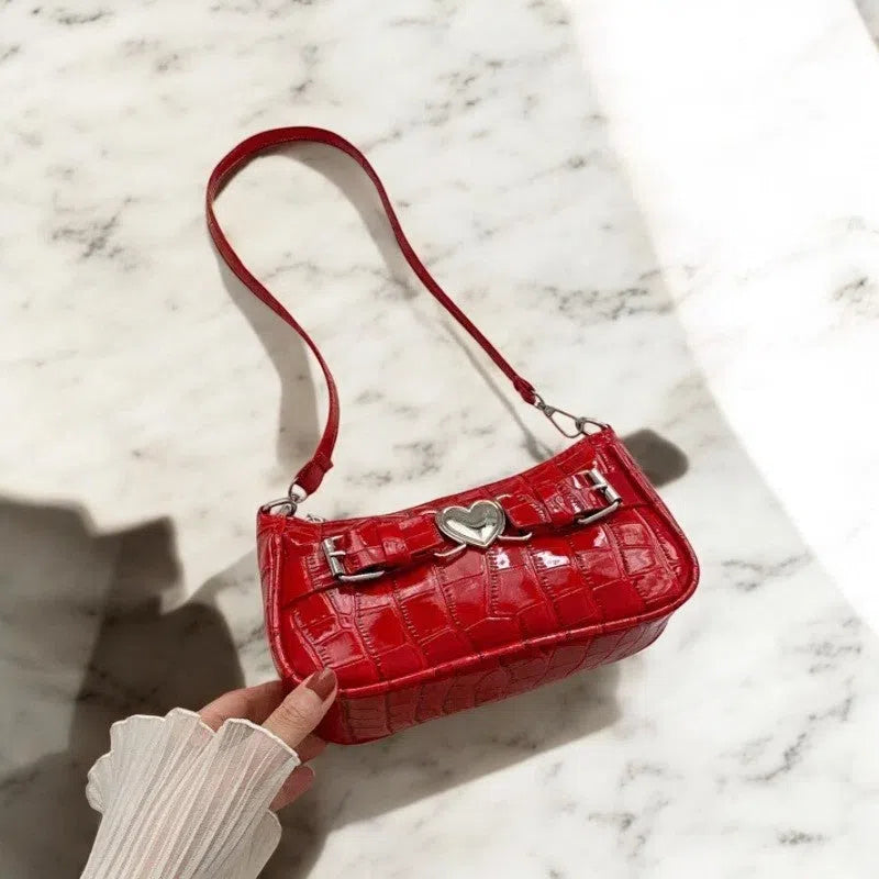 Bolso Tote de Mano con Corazón