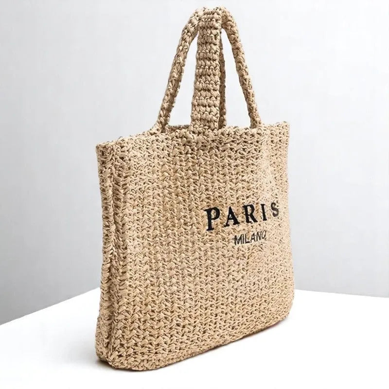 Bolso Tote de Rafia París