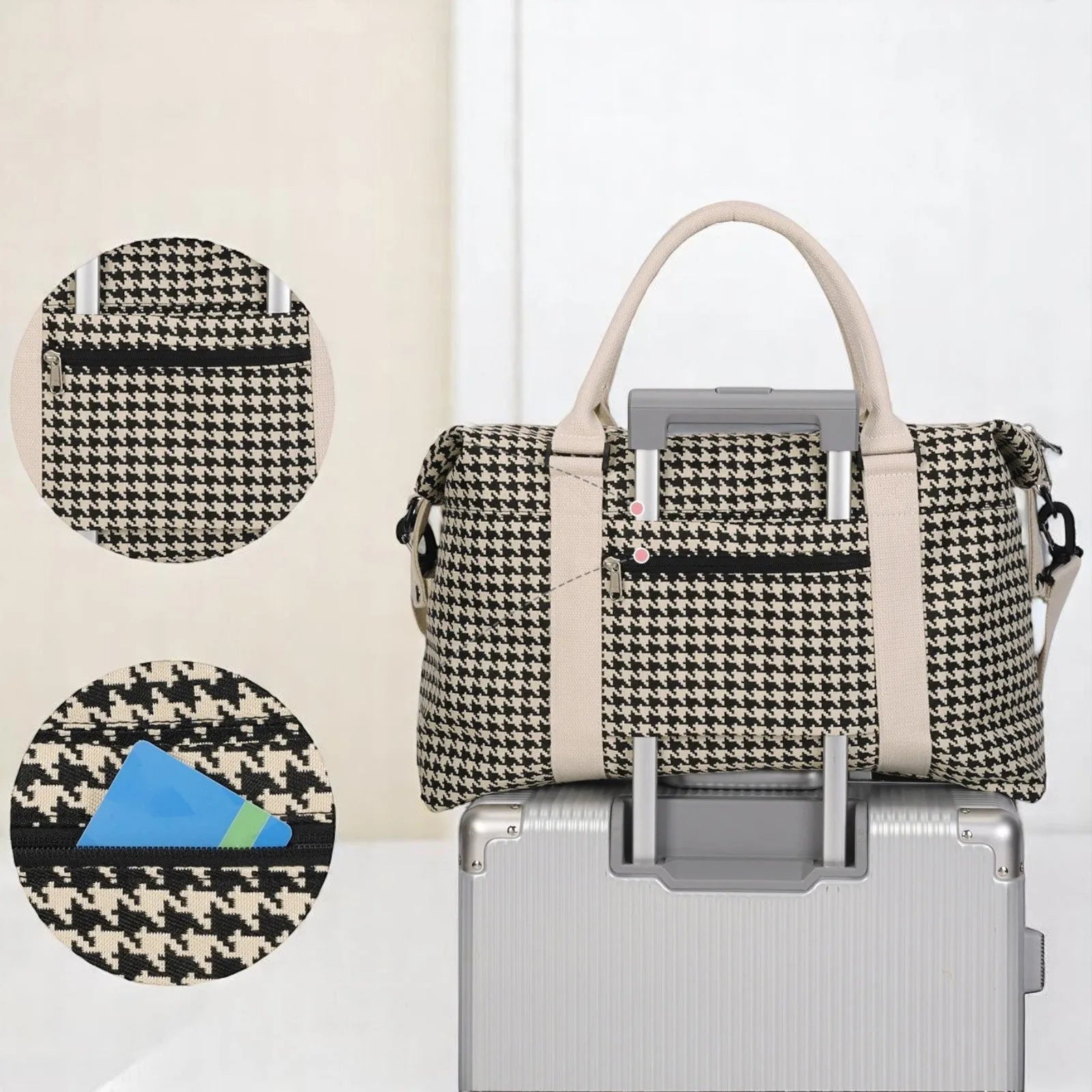 Bolso de Viaje Tote de Nylon: Ligereza y Estilo para Cada Aventura