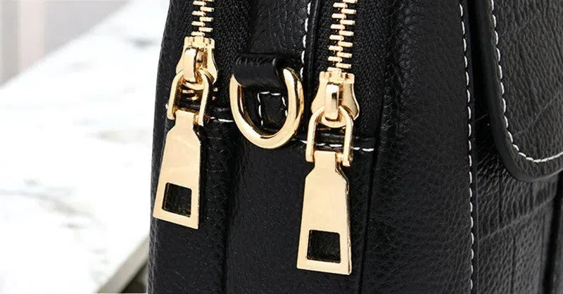 Bolso para Móvil PU Vintage Básico Negro