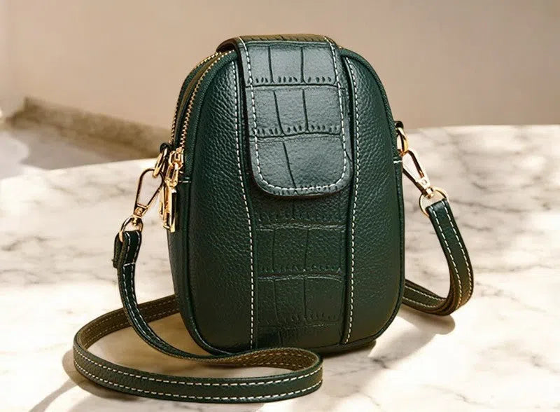 Bolso para Móvil PU Vintage Básico Verde