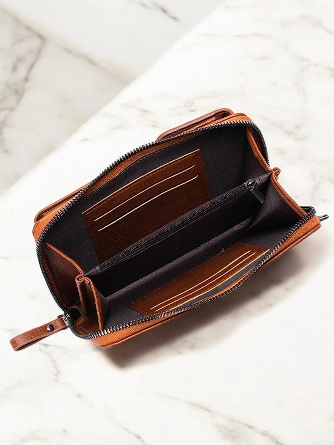 Bolso para Móvil y Cartera de Piel