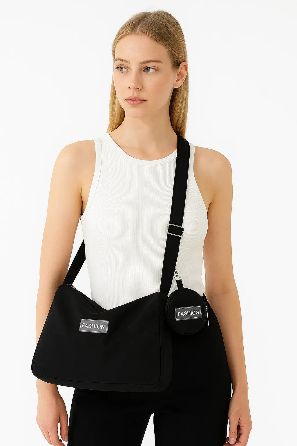 Riñonera Crossbody Estilo Bucket
