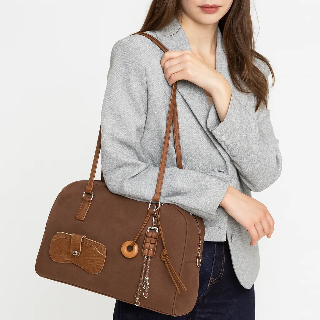 Bolso Shopper Bowling de Gran Capacidad