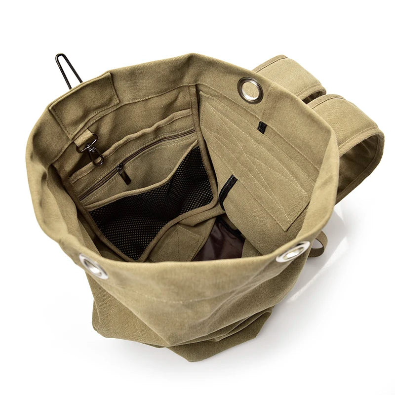 Preppy Style Canvas Backpack – Capacity, Comfort and Timeless Design