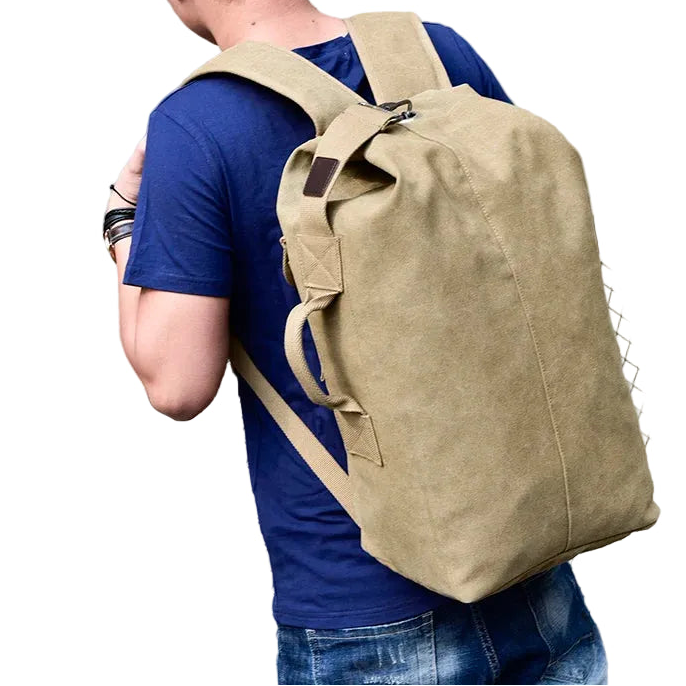 Preppy Style Canvas Backpack – Capacity, Comfort and Timeless Design