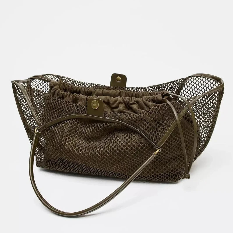 Bolso Wing Tote Verde – Diseño de Lujo, Gran Capacidad y Estilo Shopper