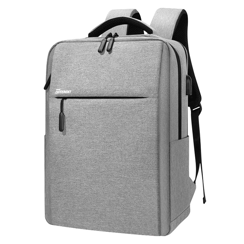 Mochila Taikesen Gris Oxford – Lona Antirrobo y Estilo Urbano Versátil