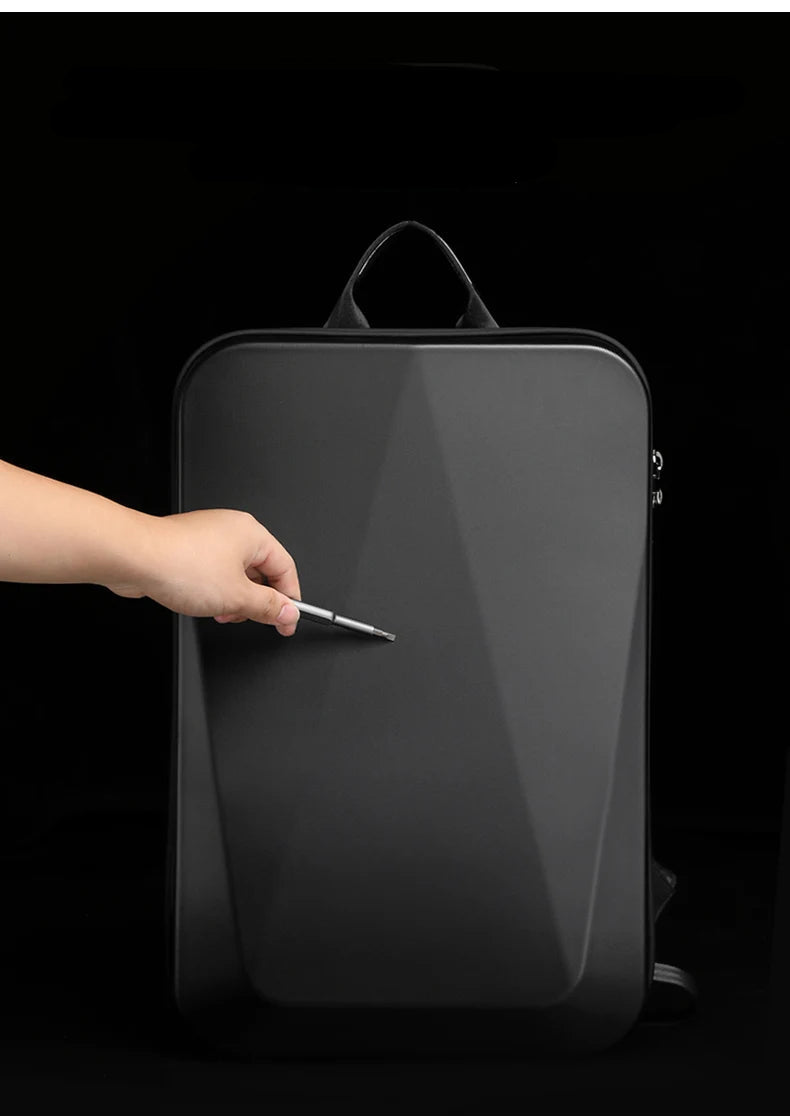 Business Anti-Theft Hardshell Backpack for 15.6" Laptops – Waterproof and Expandable
