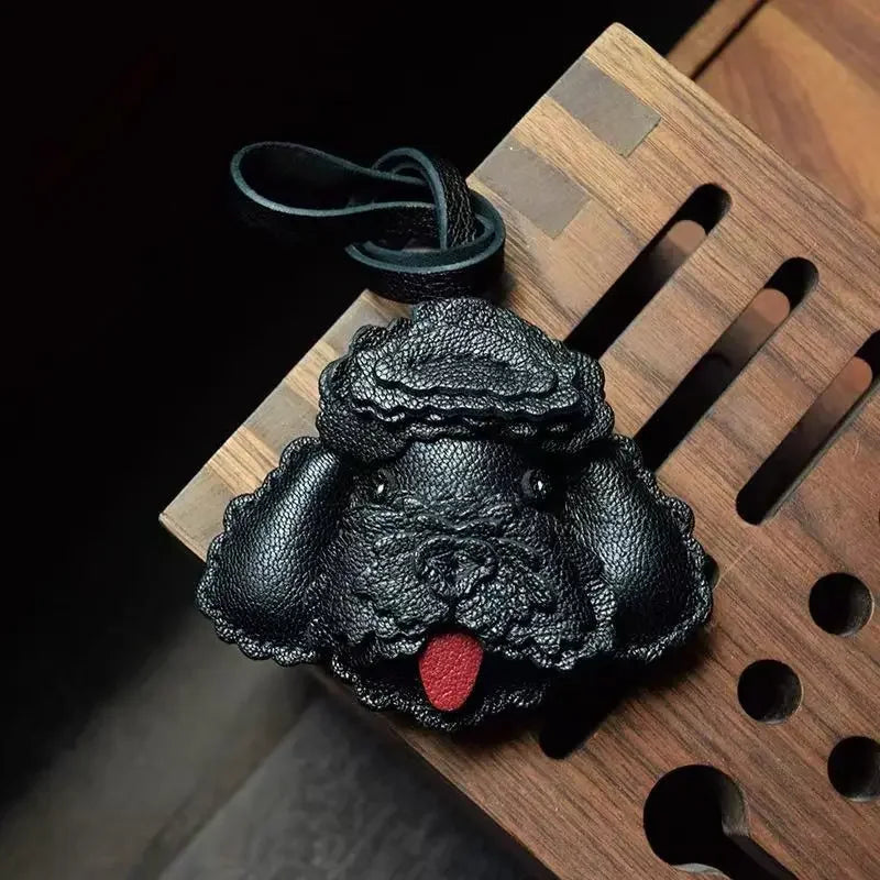 Charm Perrito Cuero Artesanal – Accesorio Adorable para Amantes de Perros