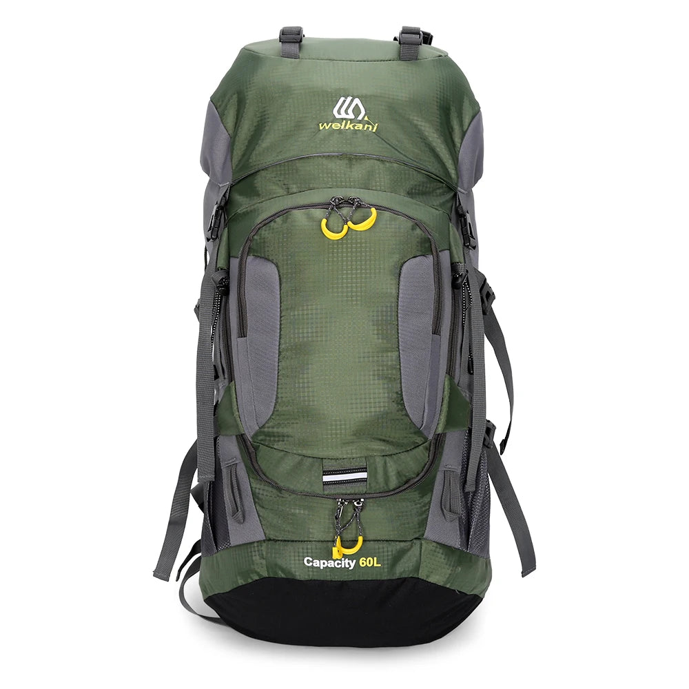 LIXADA 60L Green Outdoor Backpack - Durable and Functional