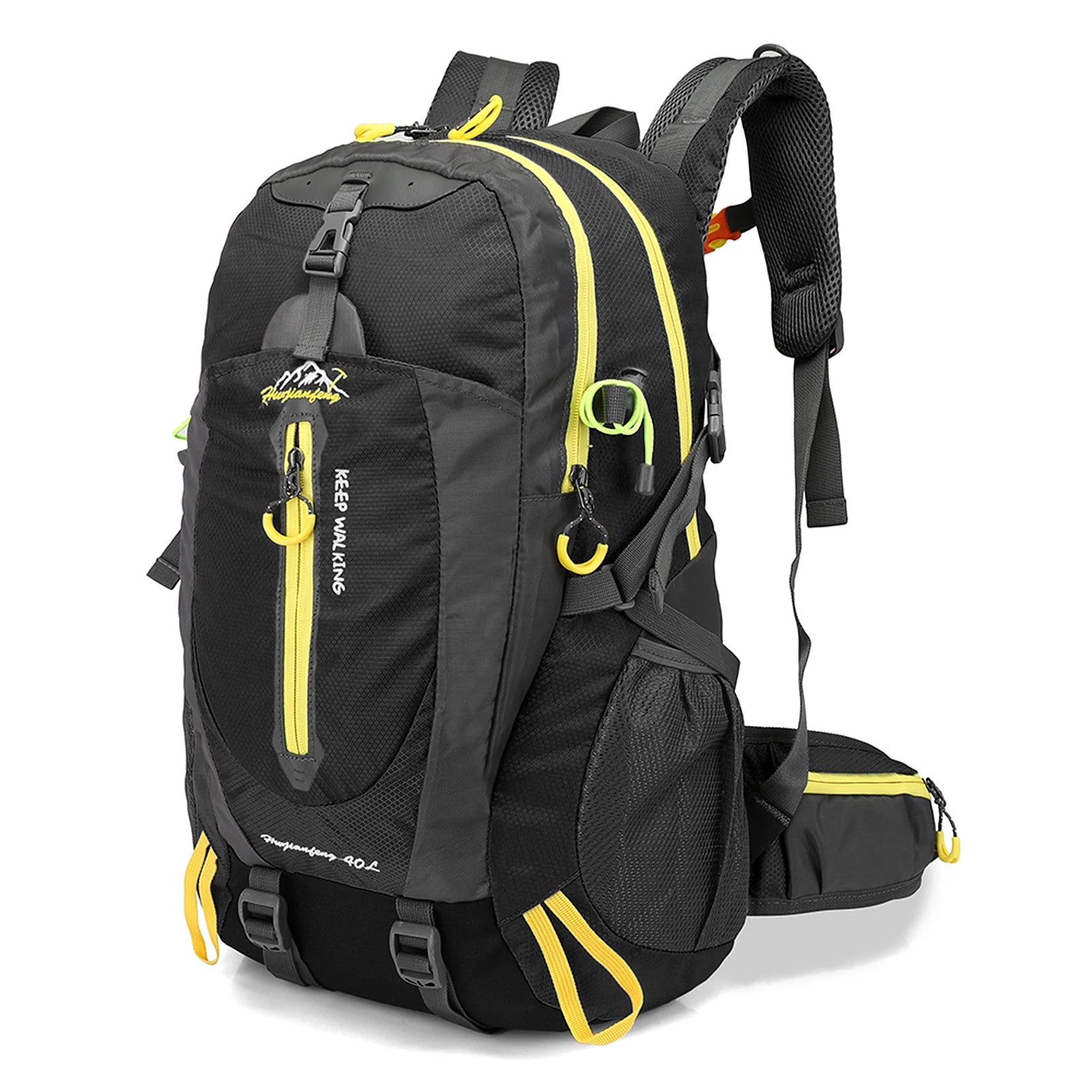 40L Water-Resistant Nylon Travel Backpack – Adventure, Comfort and Functional Style