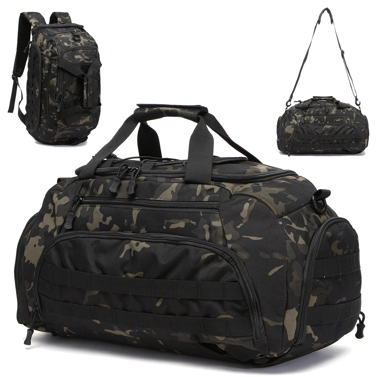 Mochila Urban Thuram Camoblack – Estilo Vanguardista y Gran Capacidad
