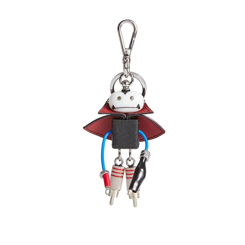 Vampire Pendant Charm in Premium Leather – Sophisticated Gothic Style