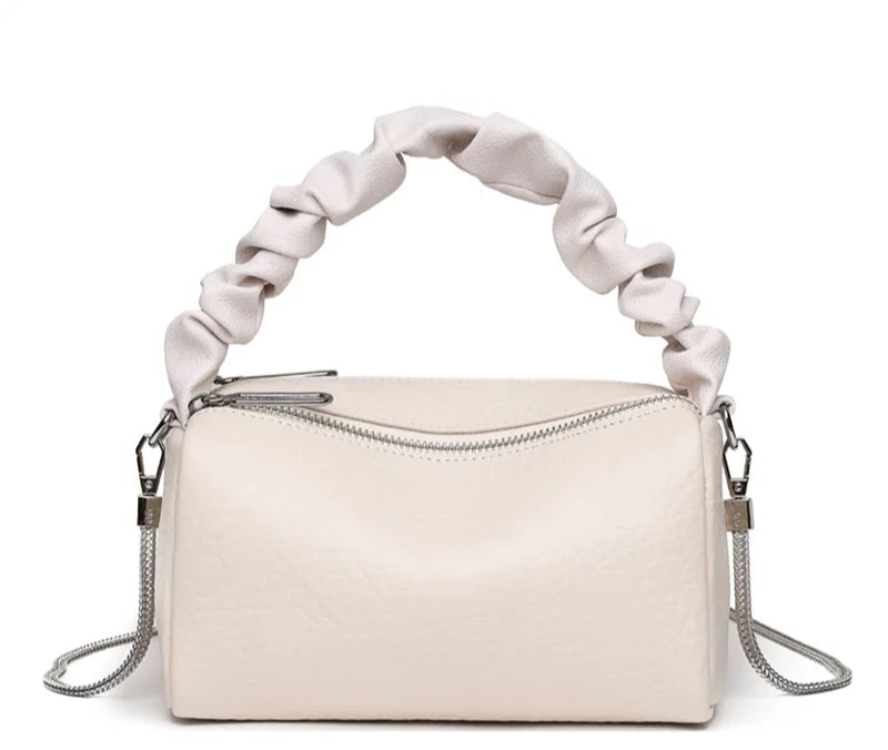 Bolso Tote de Piel Auténtica con Cadena – Elegancia y Lujo para Mujer