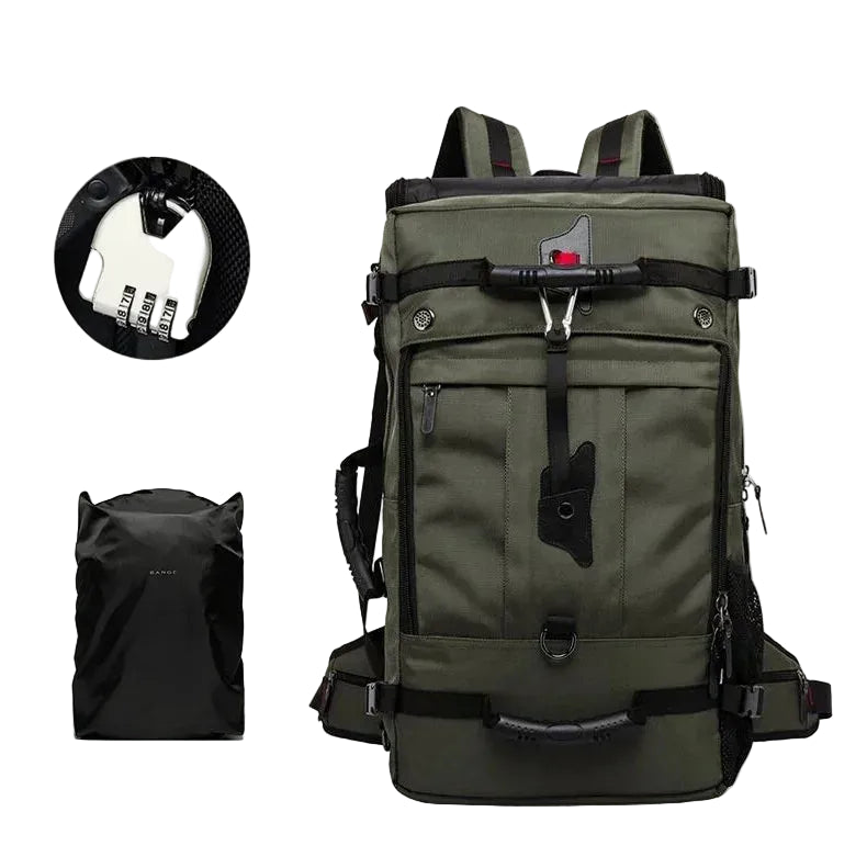 Urban Tactical Backpack 36–55L Army Green – Durable and Secure