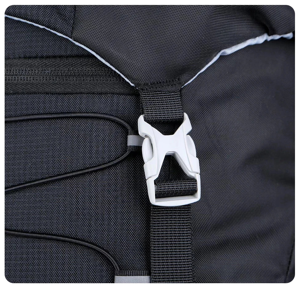 WEST TUNE 50L Black Hiking Backpack - Durable, Waterproof, and Professional