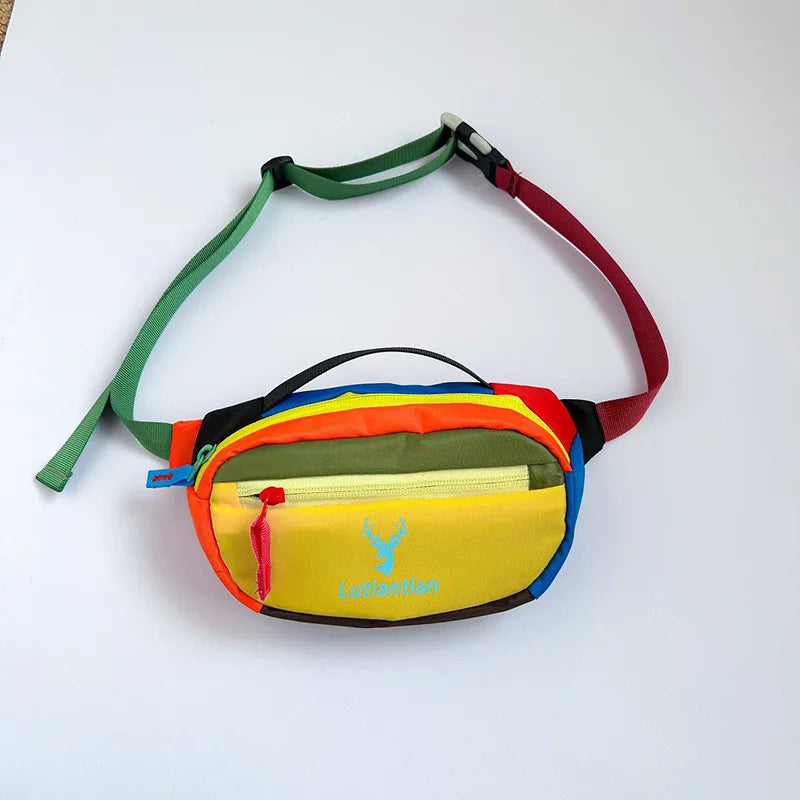 Riñonera Nylon con Letras – Diseño Box Compacto Urbano