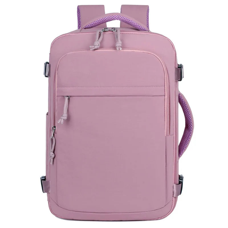Mochila de Viaje Rosa: Medida Perfecta para Cabina y Máximo Confort