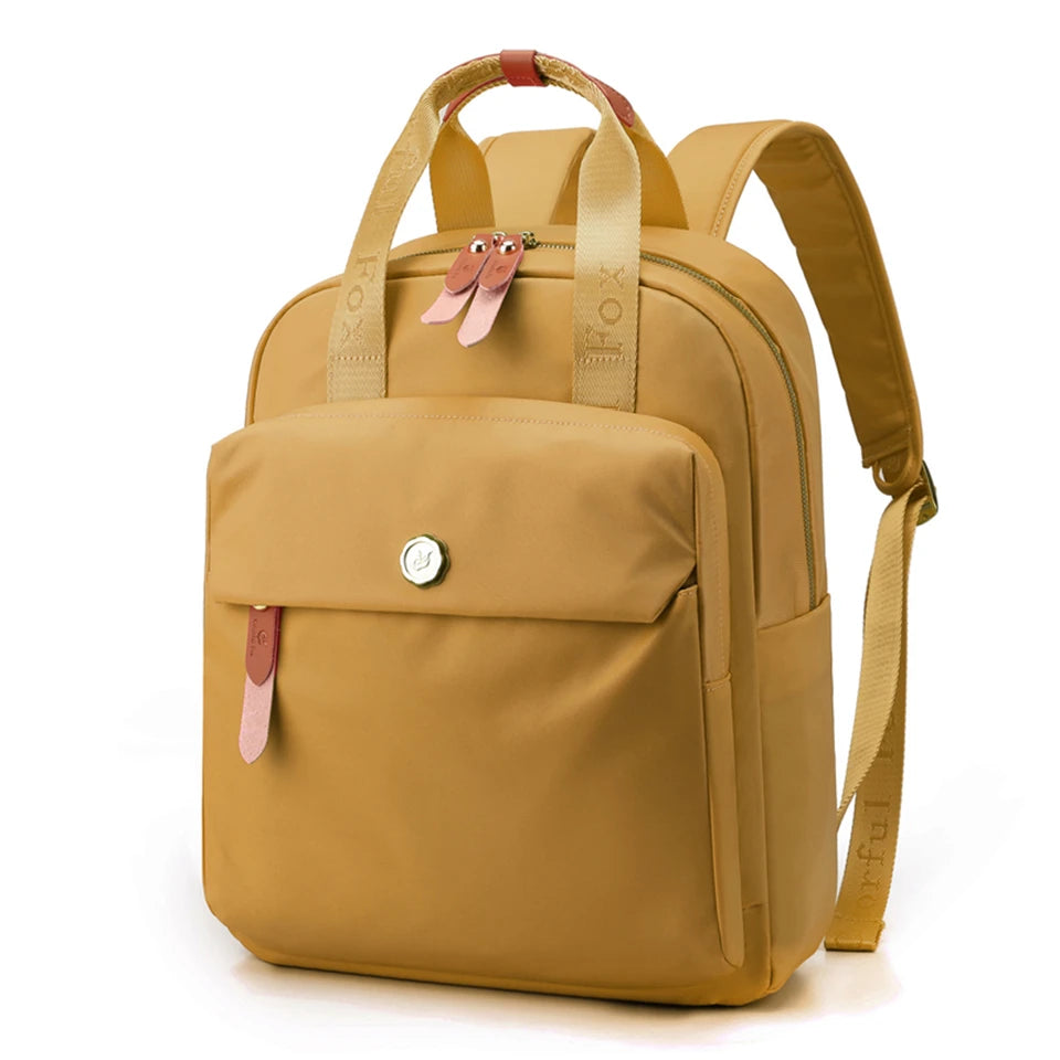 Mochila de Nailon Impermeable para Mujer – Elegancia, Espacio y Comodidad