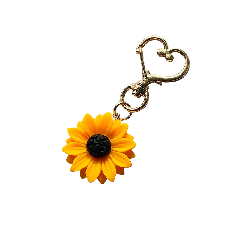 Resin Sunflower Charm for Handbag – Romantic Detail and Natural Elegance