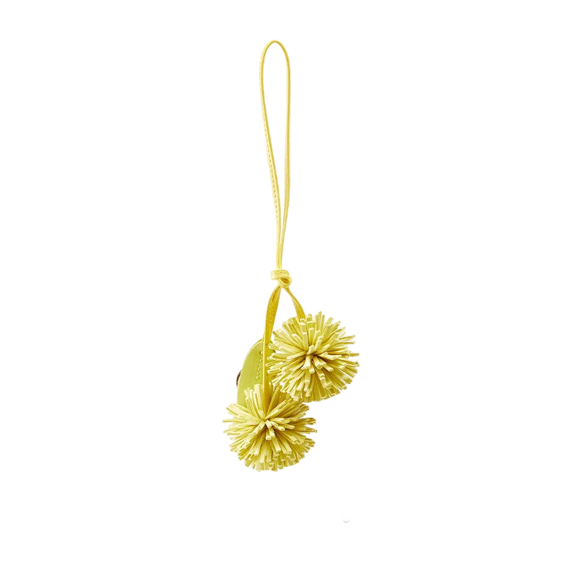Premium Pom-Pom Charm for Handbag – Glamorous and Fluffy Accessory