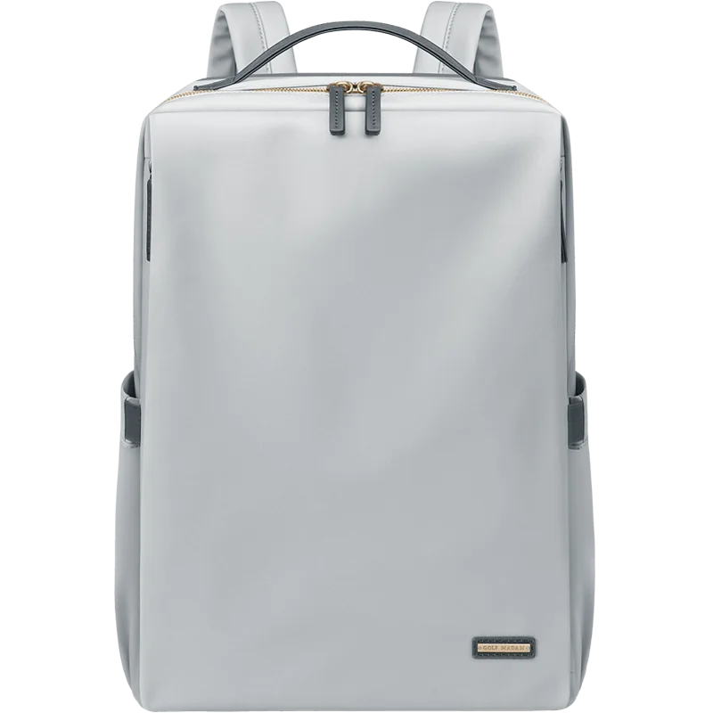 Oxford Gray Backpack for Women with 15.6” Laptop Compartment – Modern Design and Daily Comfort