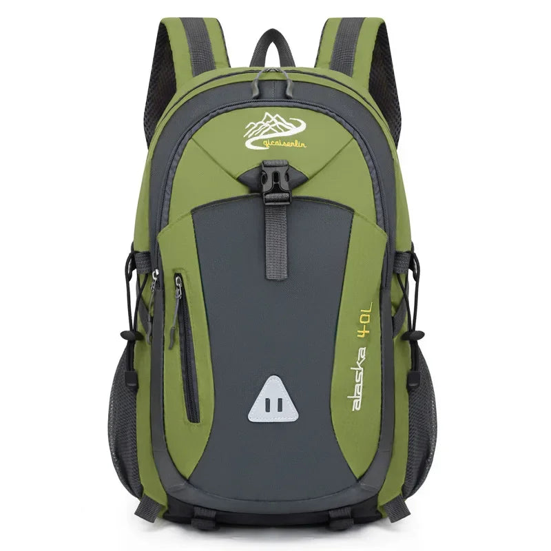 Unisex Waterproof Backpack 20-35L Green – Durable and Versatile