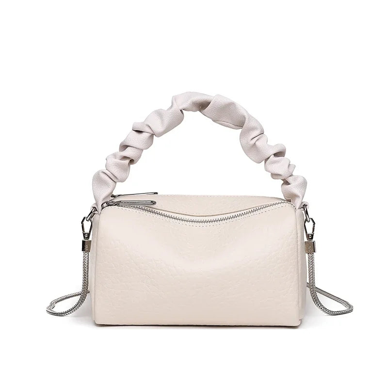 Bolso Tote de Piel Auténtica con Cadena – Elegancia y Lujo para Mujer