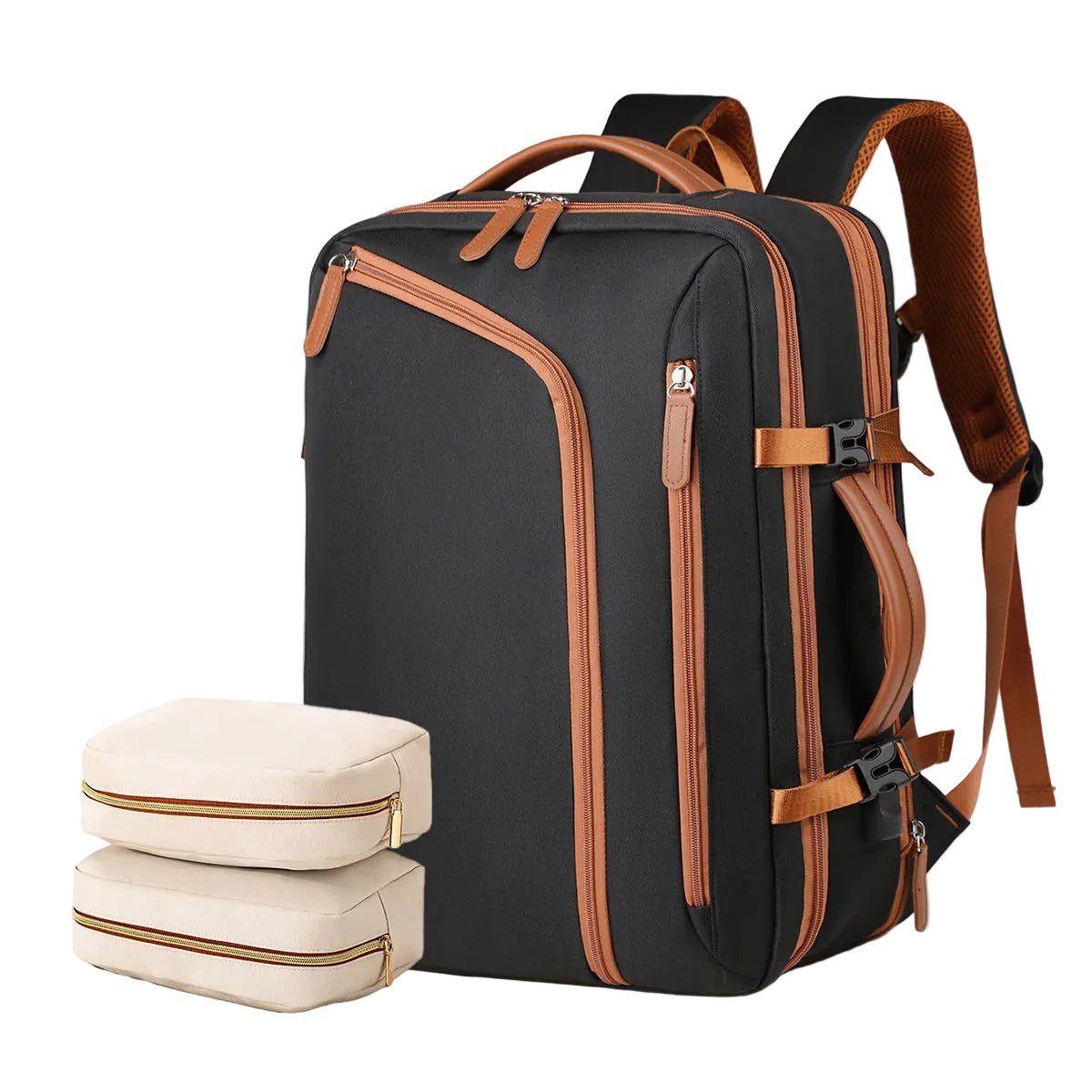 Ultralight Nylon Backpack 20–35 L – Smart Comfort and Everyday Style