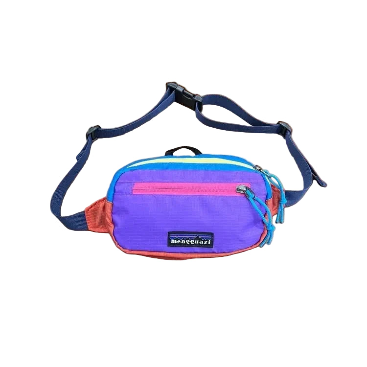 Fashion Nylon Fanny Pack with Contrast Trim – Ultralight Box Design