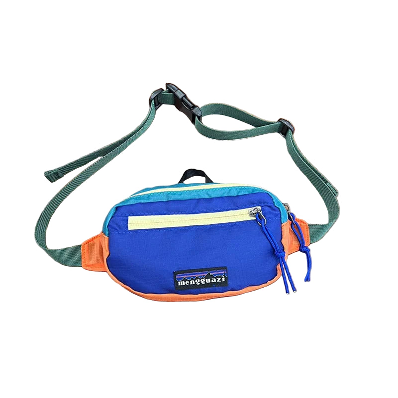 Fashion Nylon Fanny Pack with Contrast Trim – Ultralight Box Design