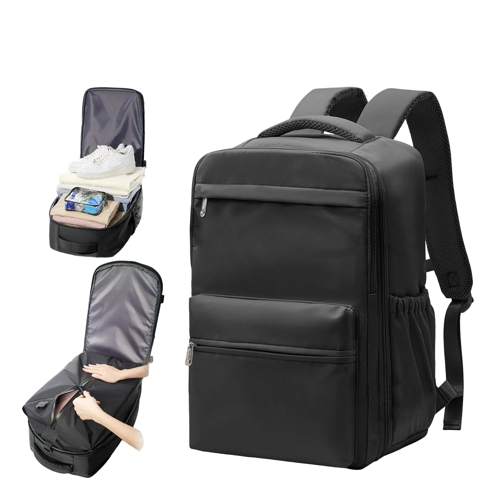 Large Capacity Unisex Backpack with Laptop Compartment