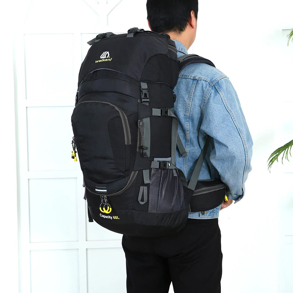 LIXADA 60L Black Outdoor Backpack – Professional and Versatile