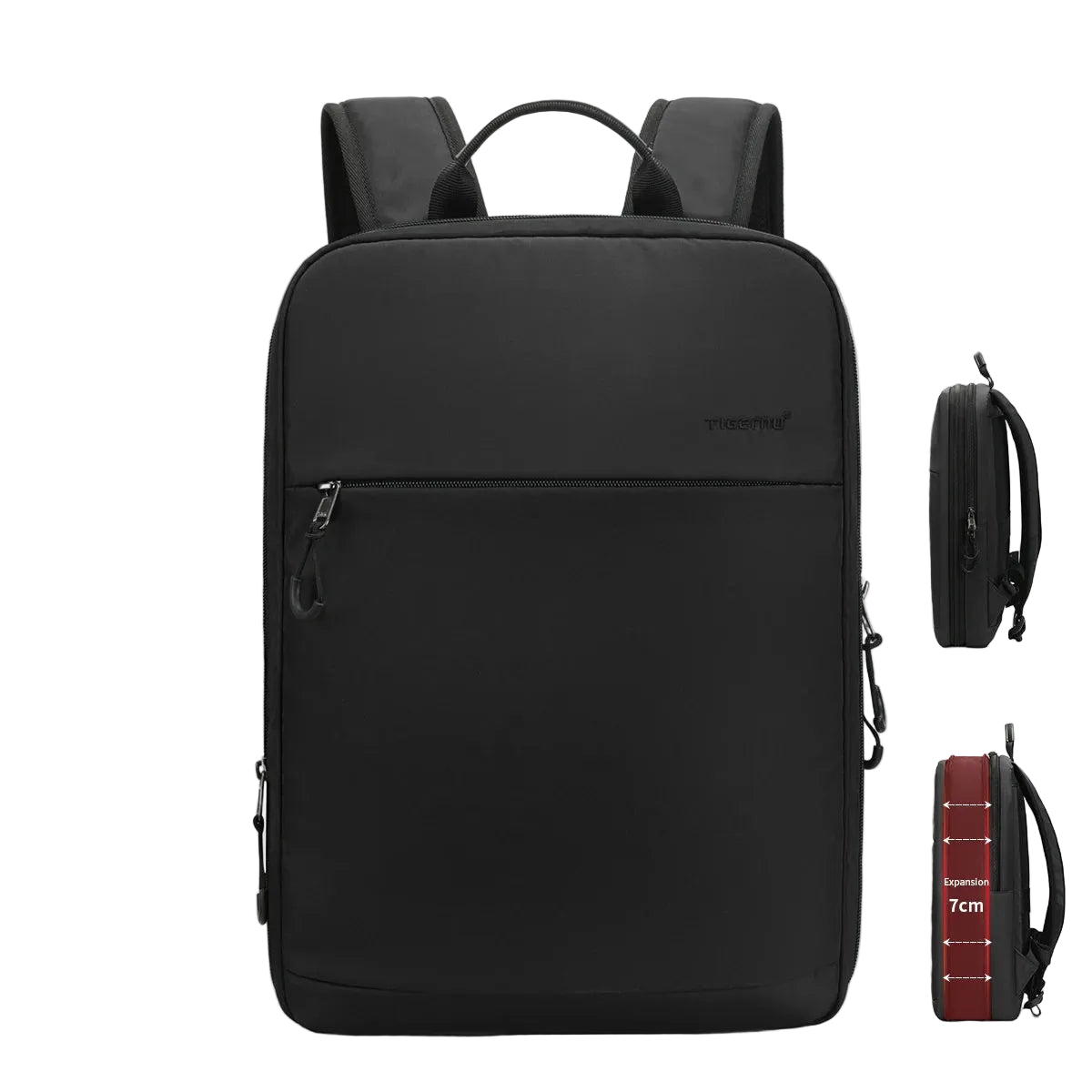 Mochila Expandible Tigernu para Portátil 15,6” – Ligera, Impermeable y Versátil
