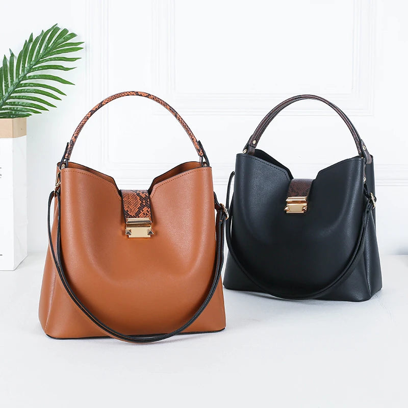 Bolso Tote Grande de PU – Elegancia y Gran Capacidad para Mujer