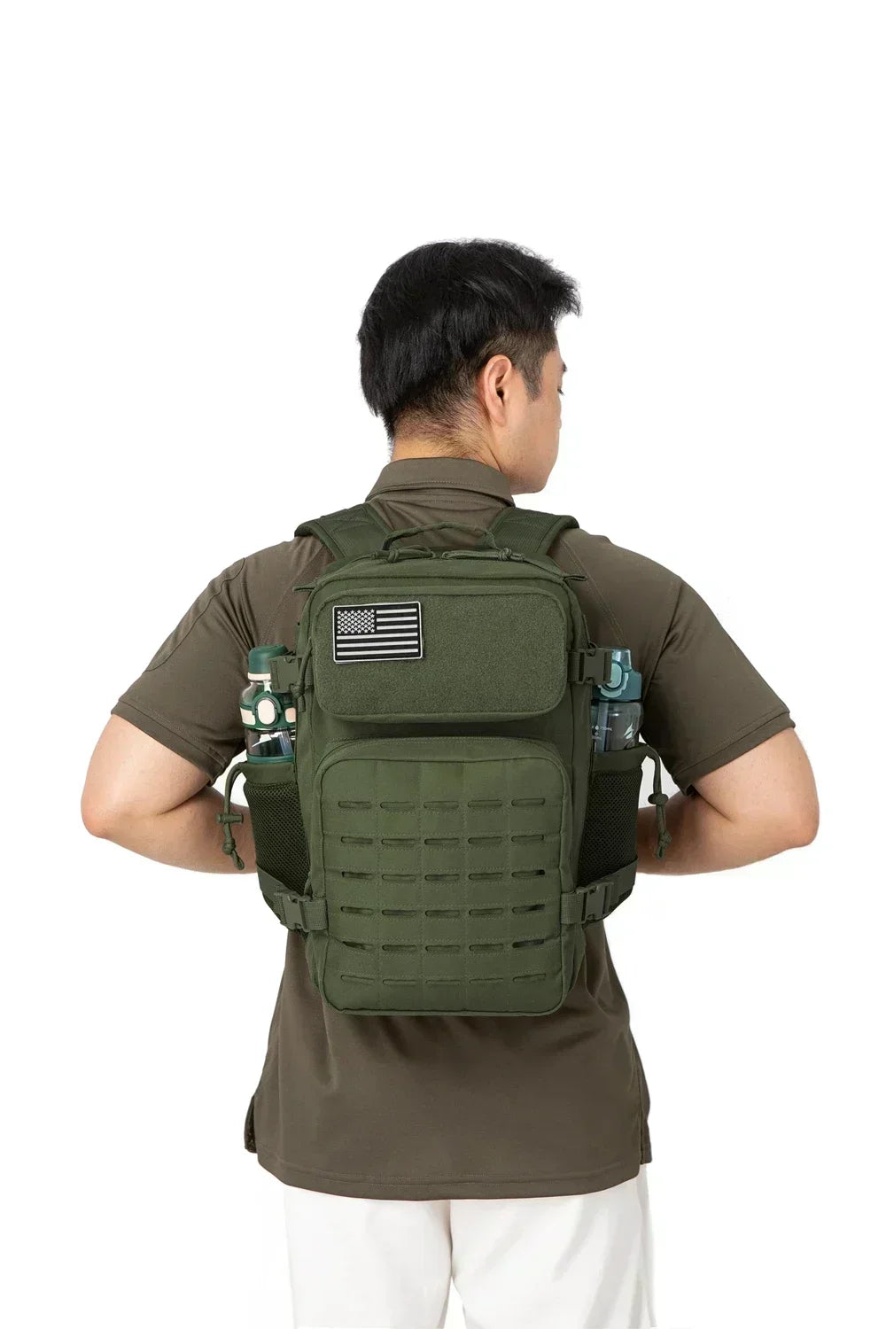 45L Military Green Tactical Backpack – Extreme Resistance and Outdoor Functionality