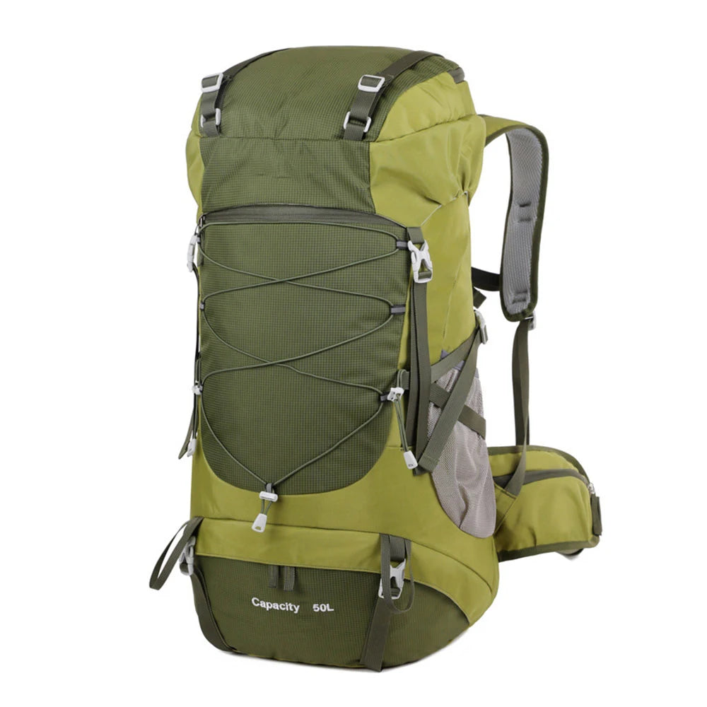WEST TUNE 50L Hiking Backpack Green – Durable, Waterproof, and Outdoor
