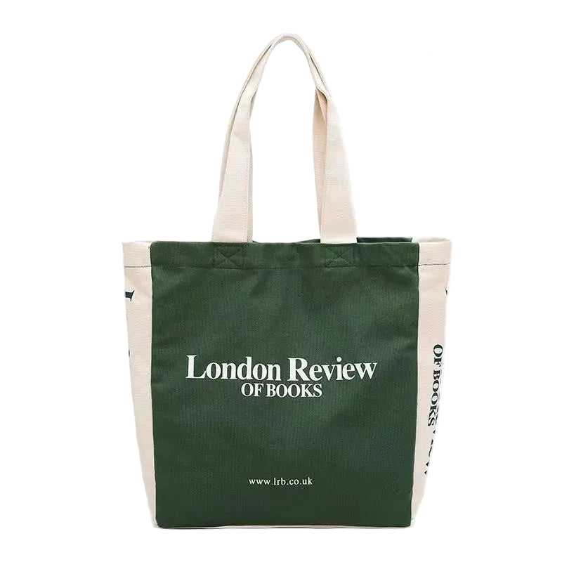 Green Canvas Tote Bag: Urban Style and Maximum Capacity