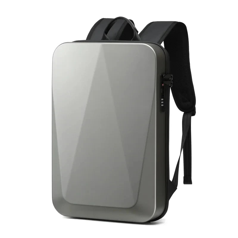 Anti-Theft Hard Shell Business Backpack for 15.6" Laptop – Waterproof and Expandable