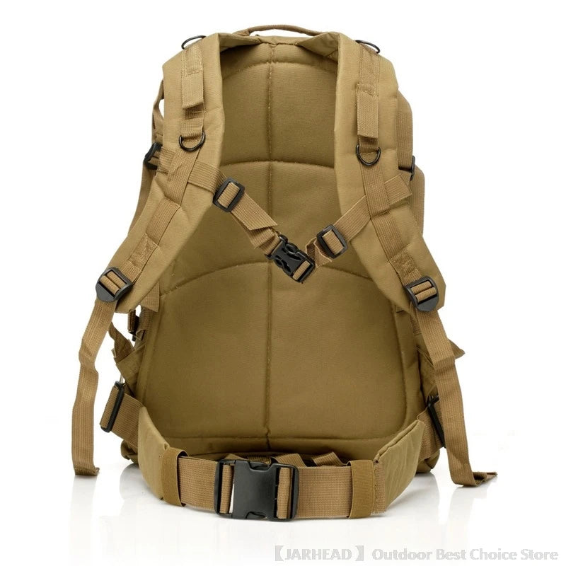 Jarhead 3D Tactical Backpack 40L Khaki – Functionality and Military Style