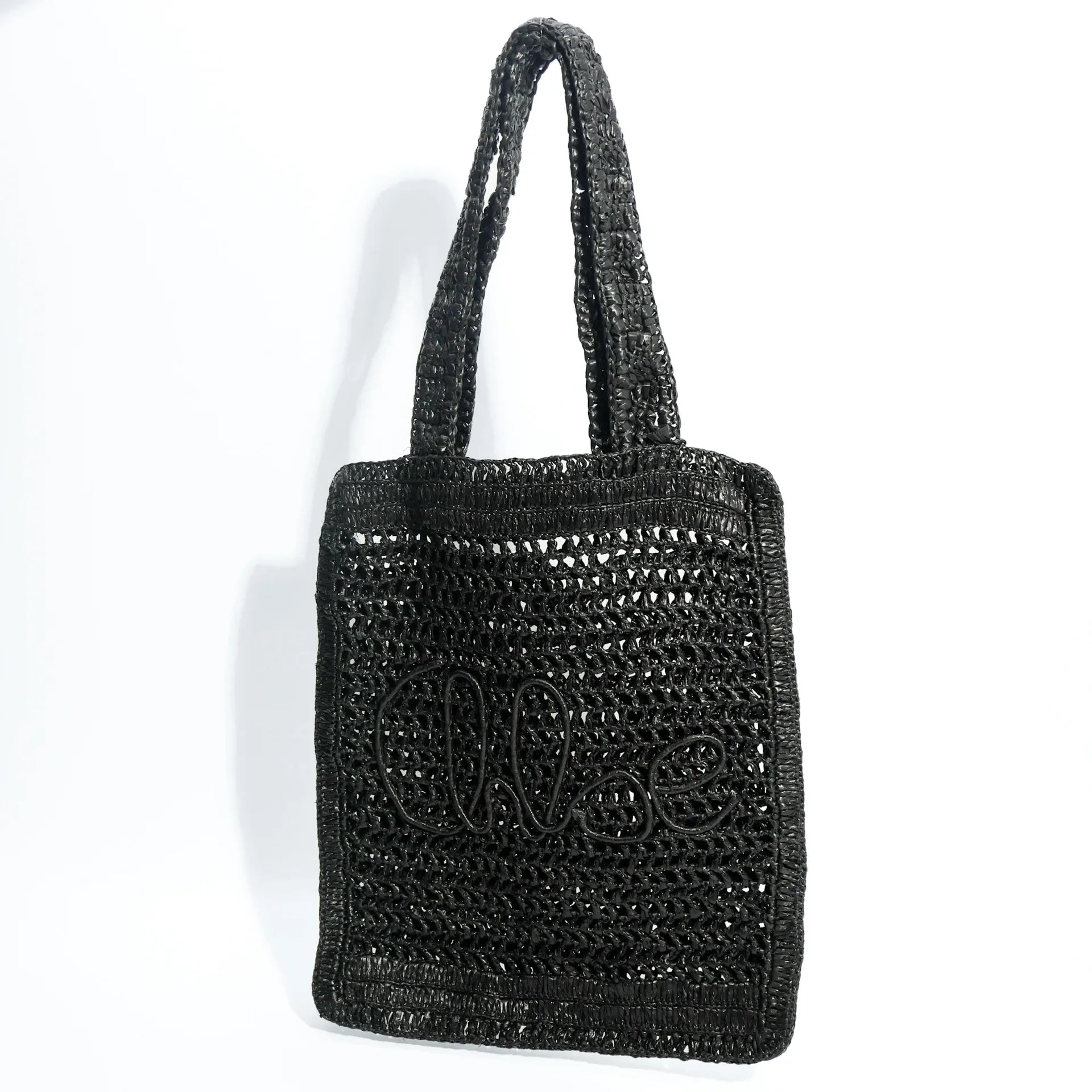 Bolso Tote de Paja Tejido a Mano – Ligero, Natural y con Gran Capacidad