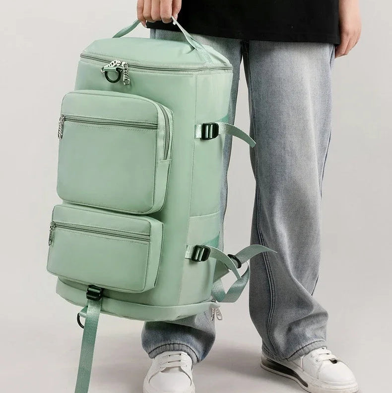 Mochila Deportiva Verde Militar: Resistencia Extrema y Confort 3 en 1