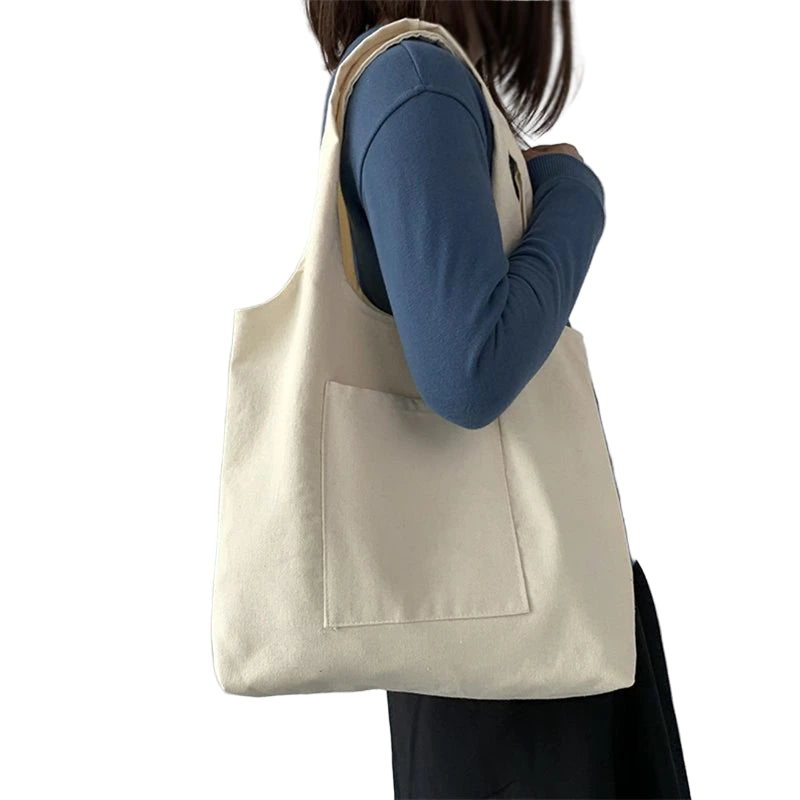 Bolso Tote Canvas Grande Plegable – Shopper Versátil Ecológico