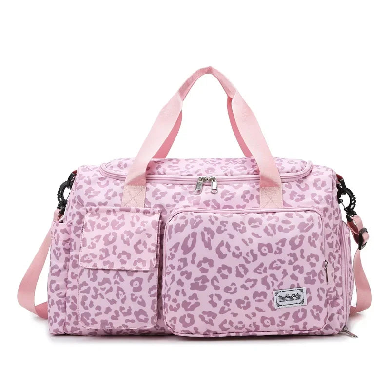 Women's Pink Travel Bag - Modern, Spacious, and Functional