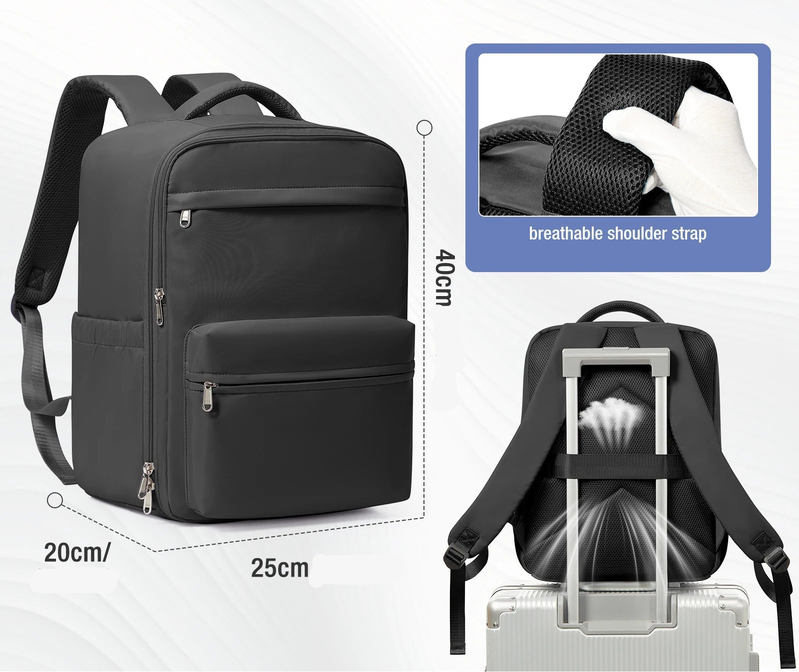 Mochila Likros de Compresión al Vacío – Máxima Capacidad y Viaje Inteligente