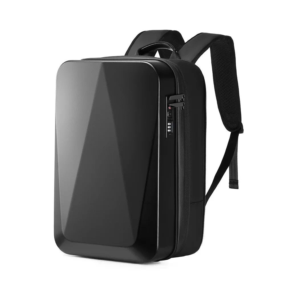Business Anti-Theft Hardshell Backpack for 15.6" Laptops – Waterproof and Expandable