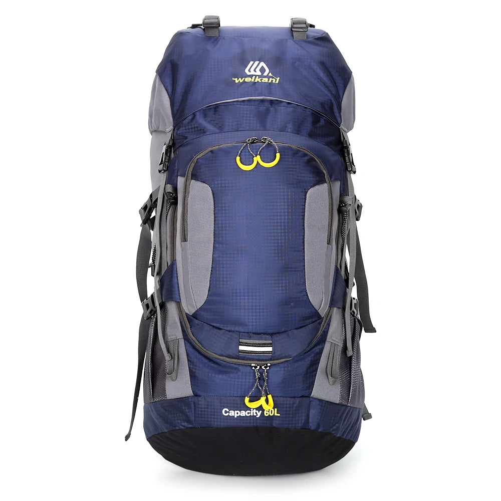 LIXADA 60L Blue Outdoor Backpack – Large Capacity and Maximum Comfort
